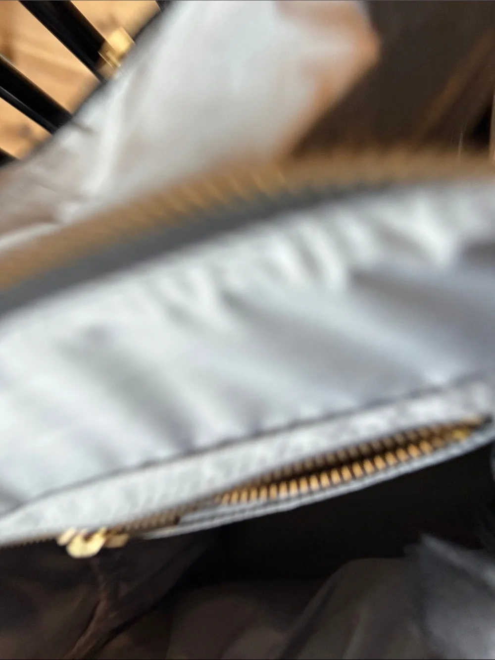Freshly Picked Mini Classic Diaperbag Leather with Gold Accents Retail $119